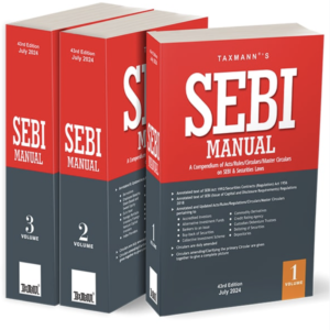 SEBI Manual (Set of 3 Vols.) – 43rd Edition 2024